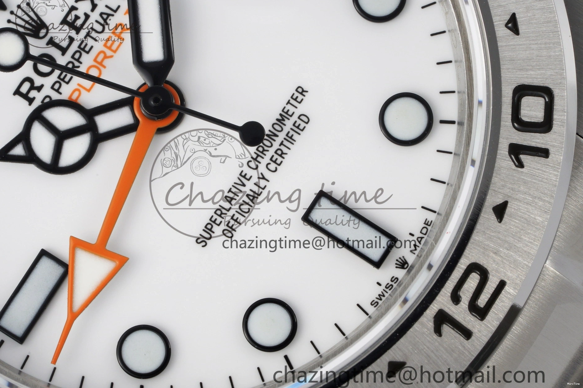 MiroTime 0117 Versatile Explorer II 42mm 216570 Black 904L SS JDF 1:1 Best Edition White Dial on Bracelet VR3285 CHS V 2174